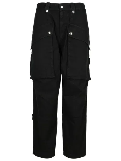 ISABEL MARANT ÉTOILE ISABEL MARANT ÉTOILE JANNICK' BLACK COTTON PANTS