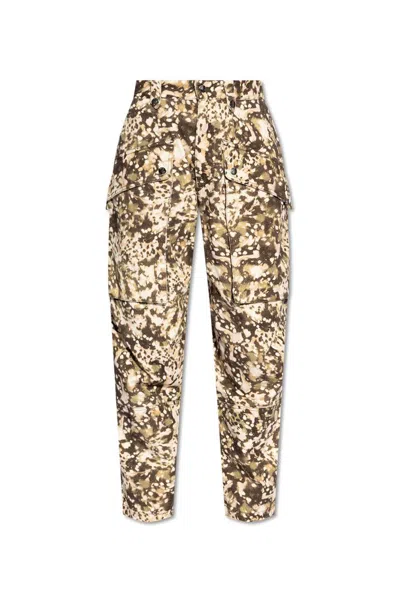 Isabel Marant Étoile Jannick Cargo Pants In Nude