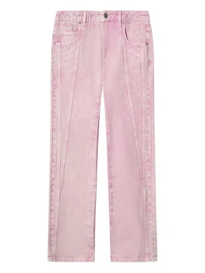 Isabel Marant Étoile Jaylis Five-pockets Jeans In Pink