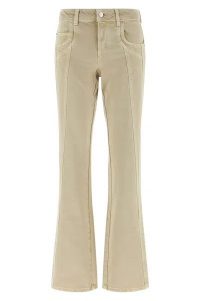 Isabel Marant Étoile Jaylis Jeans Flared Leg Belt Loops In Neutral