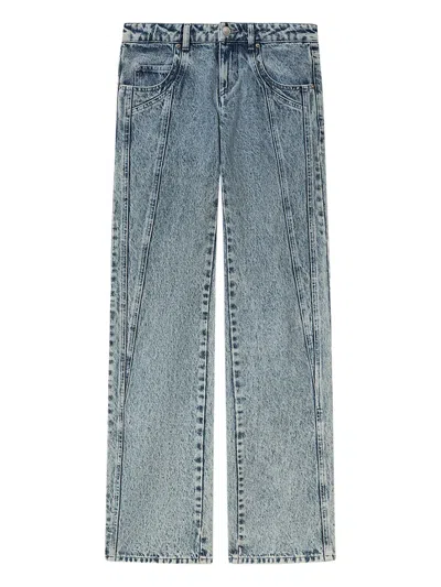 Isabel Marant Étoile Jaylis Panelled Jeans In Blue
