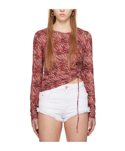 Isabel Marant Étoile Jazzy Long-sleeved T-shirt In Multicolor