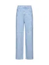 Isabel Marant Étoile Valeria Mid-rise Straight Jeans In Blue