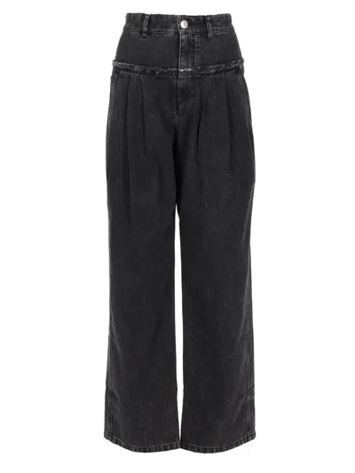 Isabel Marant Étoile Marant Étoile Chic High-waisted Trousers For Women In Black