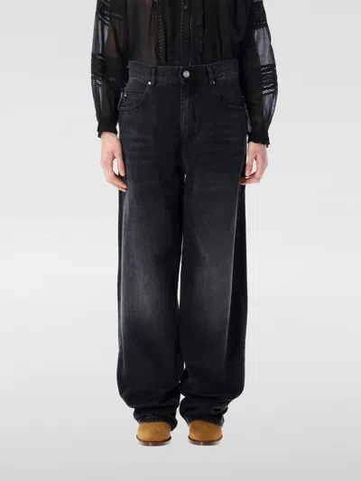 ISABEL MARANT ÉTOILE JEANS ISABEL MARANT ETOILE WOMAN COLOR BLACK,G58625002