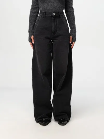 ISABEL MARANT ÉTOILE JEANS ISABEL MARANT ETOILE WOMAN COLOR BLACK,F97353002