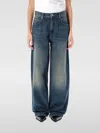 Isabel Marant Étoile Joanny Denim Trousers Belt Loops In Blau