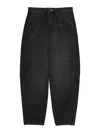 Isabel Marant Étoile Relaxed Fit Trousers With Classic Five-pocket Design In Black