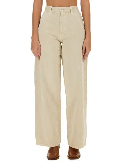 Isabel Marant Étoile Isabel Marant Etoile Solene Jeans In Neutral