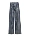 Isabel Marant Étoile Denim Trousers With Belt Loops In Black