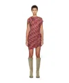 Isabel Marant Étoile Red Jeffy Minidress In Red