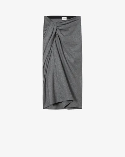 Isabel Marant Étoile Jeldia Skirt In Gray
