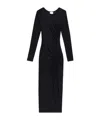 Isabel Marant Étoile Isabel Marant Etoile Black Stretch Modal Jelina Dress In Black