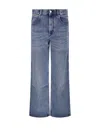 Isabel Marant Étoile Jenny Ga Wide Leg Faded Wash Jeans