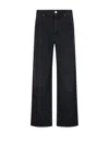 Isabel Marant Étoile High-rise Straight Leg Jeans With Belt Loops In Black