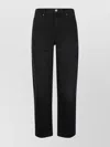 Isabel Marant Étoile Jenny Pants With Belt Loops And Rivets In Black