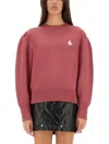 Isabel Marant Étoile Kelaya Fine Knit Blend Sweater In Pink