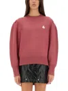 Isabel Marant Étoile Kelaya Fine Knit Blend Sweater In Pink