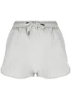 Isabel Marant Étoile Mifikia Cotton-blend Jersey Shorts In Blau