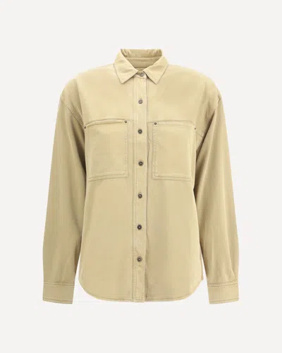 Isabel Marant Étoile Jersey Shirt In Sand