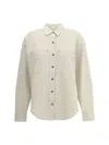 Isabel Marant Étoile Raquel Double-pocket Button-front Shirt In White