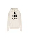 Isabel Marant Étoile Isabel Marant Etoile Women Melange Ivory Cotton Blend Mansel Sweatshirt In Brown