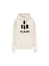 Isabel Marant Étoile Isabel Marant Etoile Women Melange Ivory Cotton Blend Mansel Sweatshirt In Brown