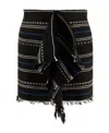 Isabel Marant Étoile Jiloa Mini Skirt In Black
