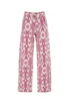 Isabel Marant Étoile Isabel Marant Etoile Women Printed Denim Joanny Jeans In Pink