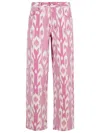 Isabel Marant Étoile Isabel Marant Etoile Women Printed Denim Joanny Jeans In Pink