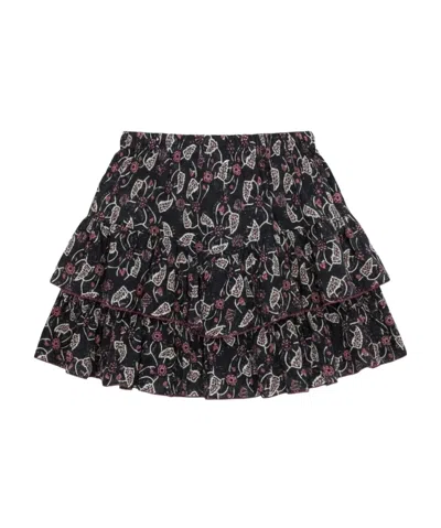 Isabel Marant Étoile Jocadia Ruffled Shorts In Multi
