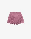 Isabel Marant Étoile Jocadia Ruffle Cotton Miniskirt