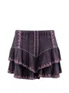 Isabel Marant Étoile Marant Etoile 'jocadia' Shorts In Black