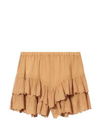 Isabel Marant Étoile Jocadia Shorts In Brown