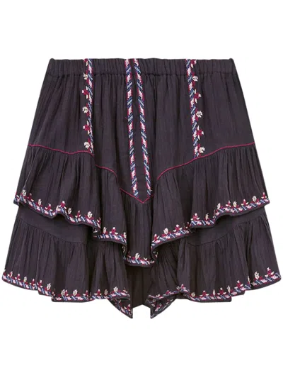 Isabel Marant Étoile Jocadia Shorts In Black