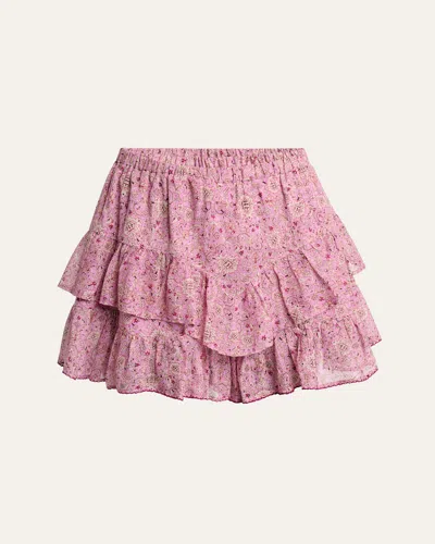 Isabel Marant Étoile Jocadia Tiered Cotton Mini Skirt