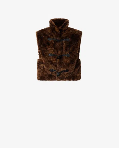 Isabel Marant Étoile Jocya Cardigan In Brown