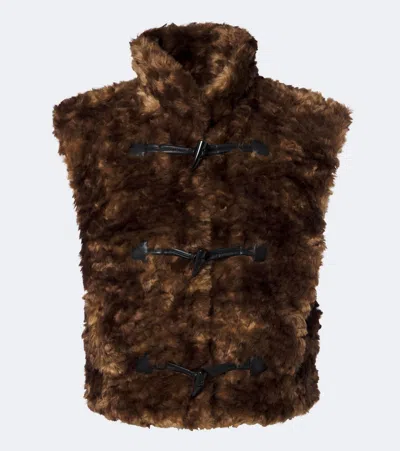 Isabel Marant Étoile Jocya Vest In Brown