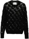 Isabel Marant Étoile Joey Open-knit Jumper In Black