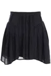 ISABEL MARANT ÉTOILE JORENA MINI SKIRT WITH LACE INSERTS