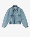 Isabel Marant Étoile Joseline Zipped Jacket In Blue