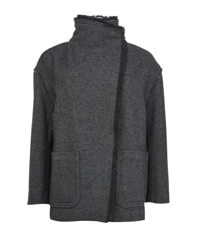 Isabel Marant Étoile Josia Coat In Grey