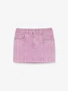 Isabel Marant Étoile Juana Paneled Denim Mini Skirt In Pink