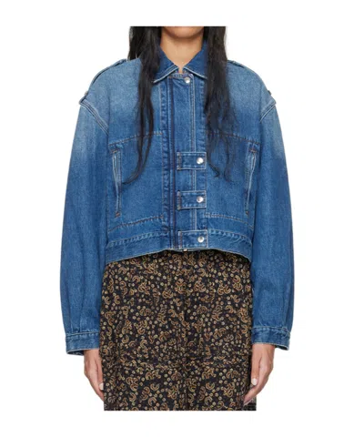 Isabel Marant Étoile Julie Denim Jacket In Blue