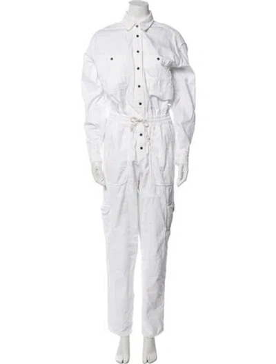 Pre-owned Isabel Marant Étoile Jumpsuit In White