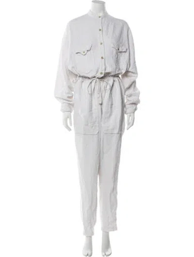 Pre-owned Isabel Marant Étoile Jumpsuit In White