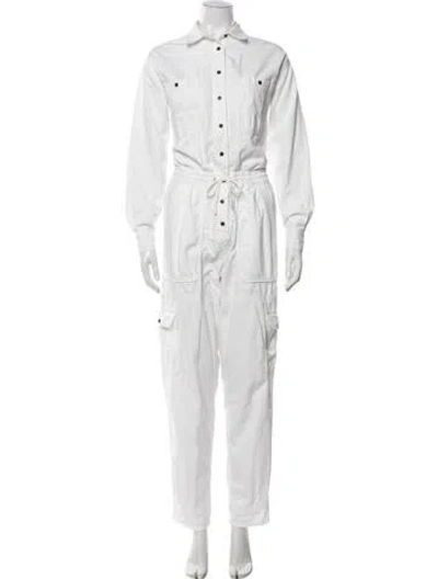 Pre-owned Isabel Marant Étoile Jumpsuit In White
