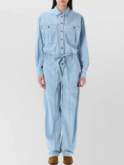 ISABEL MARANT ÉTOILE JUMPSUIT WITH POCKETS AND DRAWSTRING