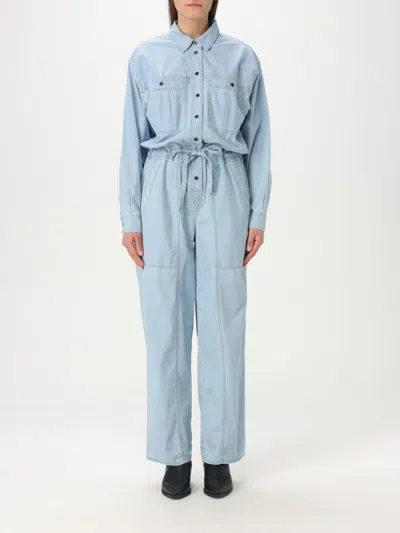 ISABEL MARANT ÉTOILE JUMPSUITS ISABEL MARANT ETOILE WOMAN COLOR BLUE,G66743009