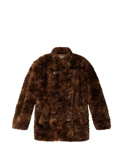 Isabel Marant Étoile Jya Coat In Brown